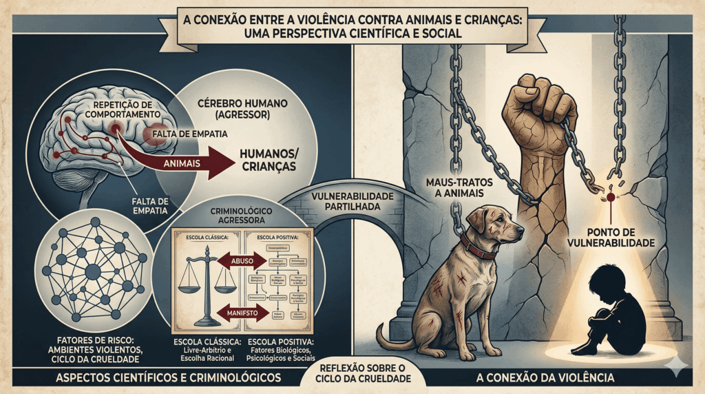 Entre a crueldade e a vulnerabilidade: a ligação entre maus-tratos a animais e a violência contra crianças