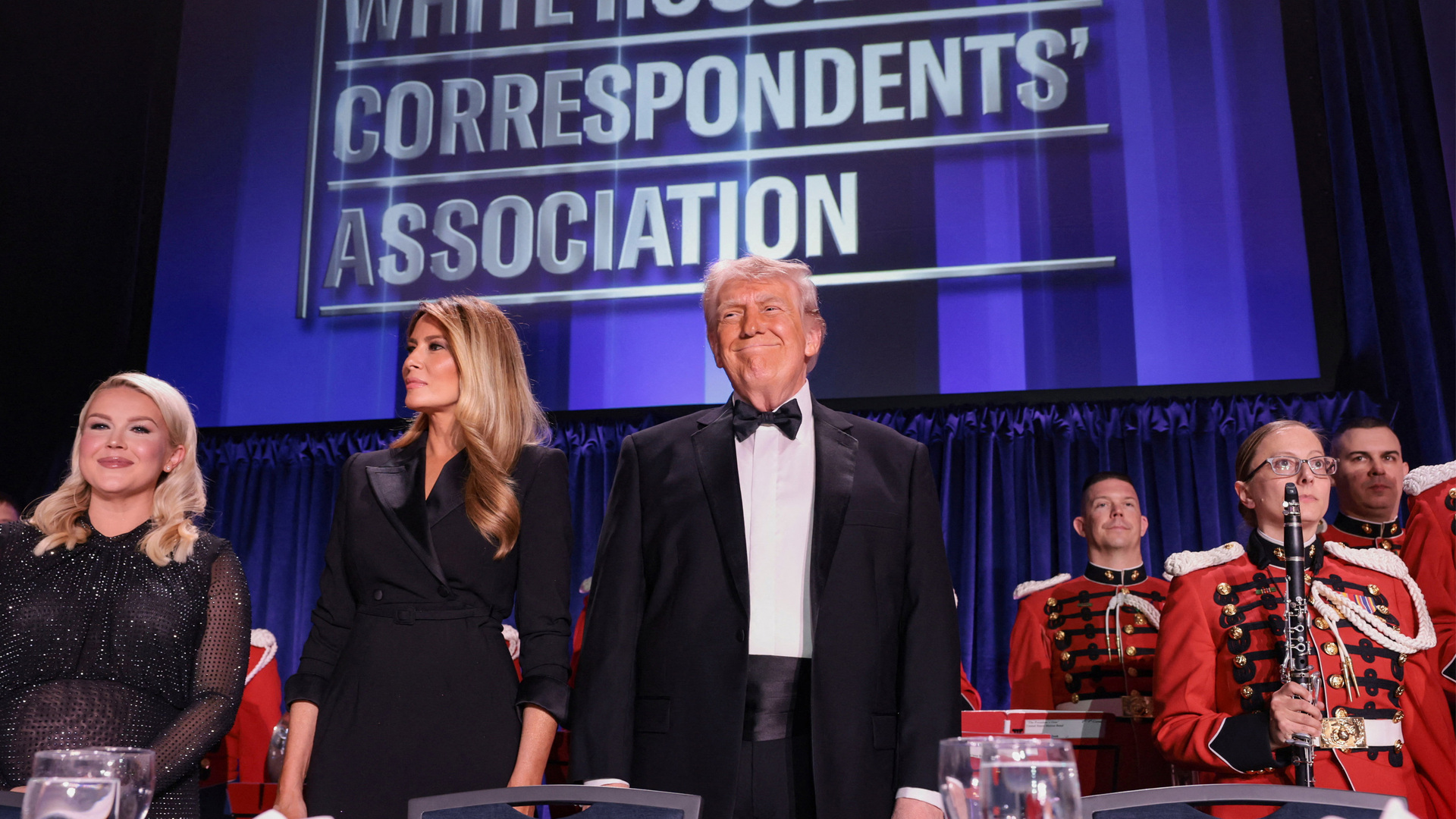 Momentos Dramatizados ao Retirar Trump do Jantar dos Correspondentes da Casa Branca