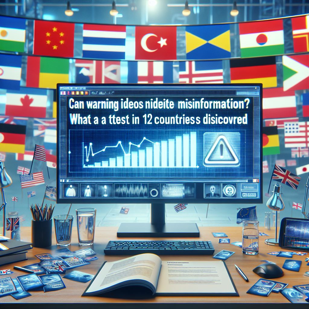 Podem os vídeos de advertência atenuar a desinformação? O que um teste em 12 países descobriu