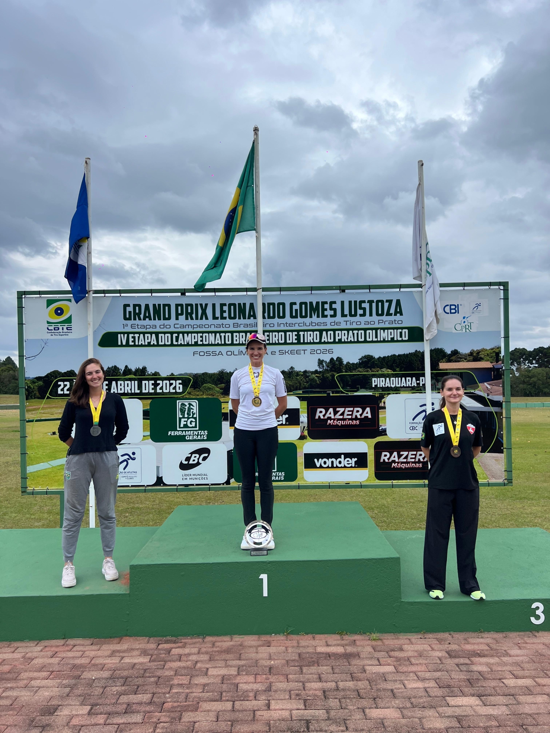 Camila Cosmoski e Eneias Silva na Fossa, e Daniele Gedeon e Rodrigo Simões no Skeet, Brilham na 4ª Etapa do Campeonato Brasileiro de Tiro ao Prato Olímpico 2026
