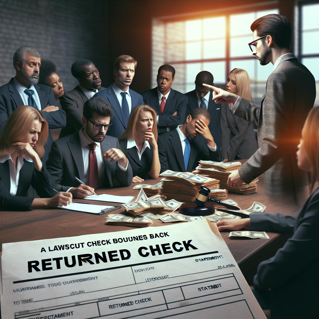 O Que Fazer Quando um Cheque de Ação Judicial Bateu e Voltou?