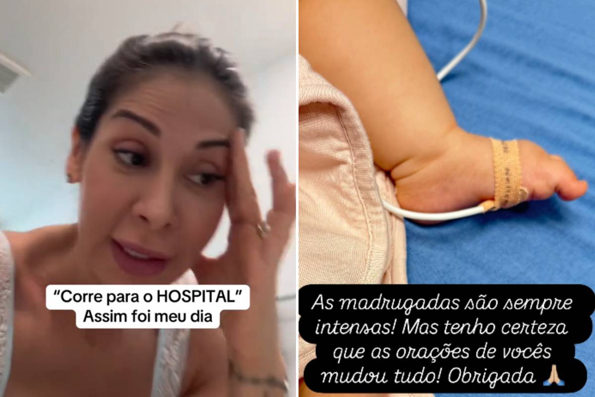 Maíra Cardi pede orações após filha ser internada nos EUA: 'Orem por ela'