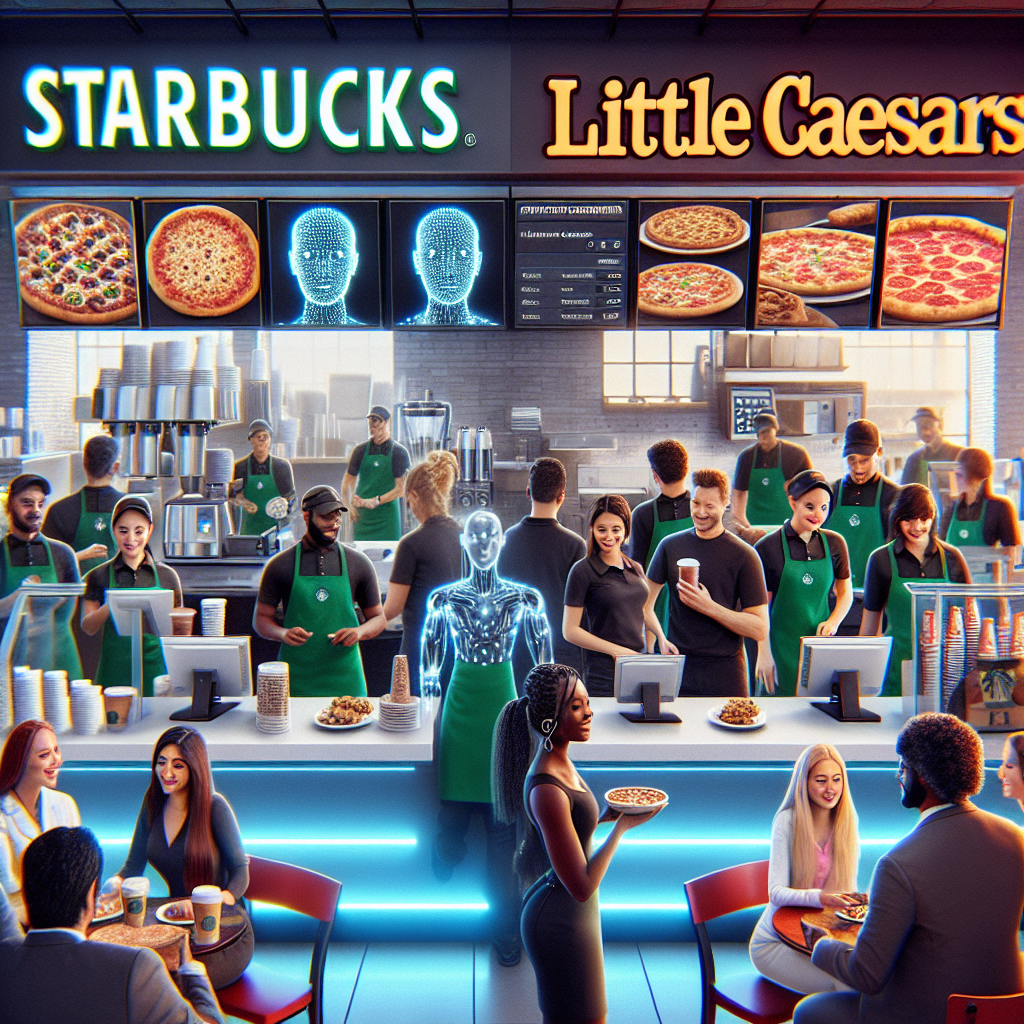 A Revolução dos Pedidos: Starbucks e Little Caesars Abraçam a IA no Atendimento ao Cliente