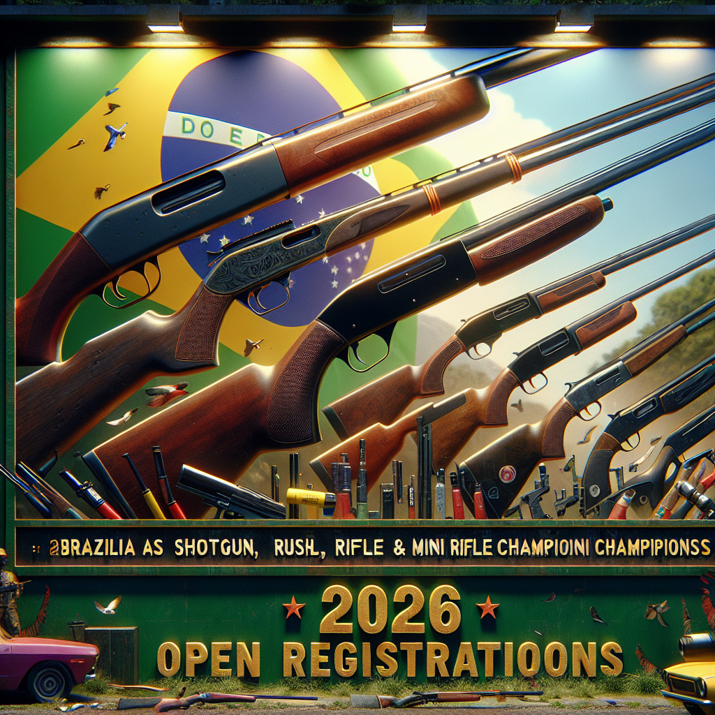 Inscrições Abertas para a II Etapa do Brasileiro de Shotgun, Rifle e Mini Rifle 2026