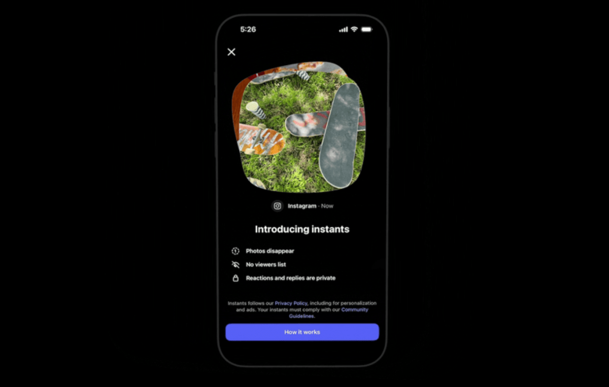 O Novo Recurso 'Instants' do Instagram: Um Passo em Direção ao Futuro das Redes Sociais