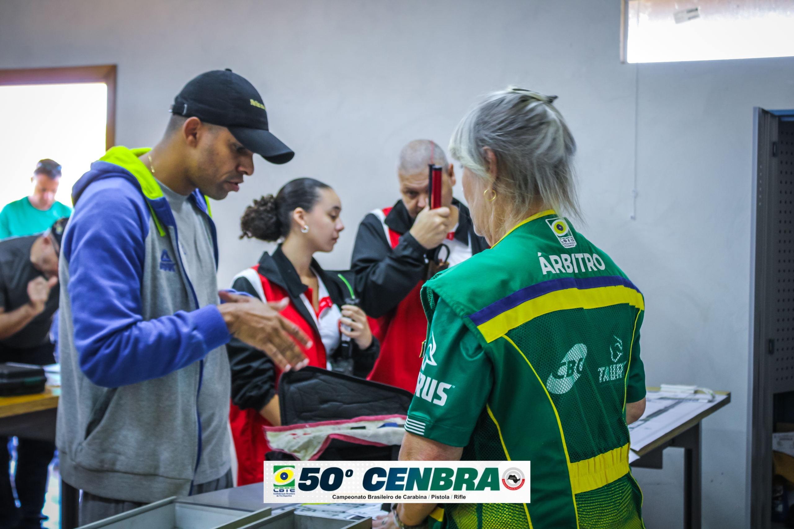Chateaubrian e Cibele brilham na Pistola de Ar Sénior A do CENBRA 2026