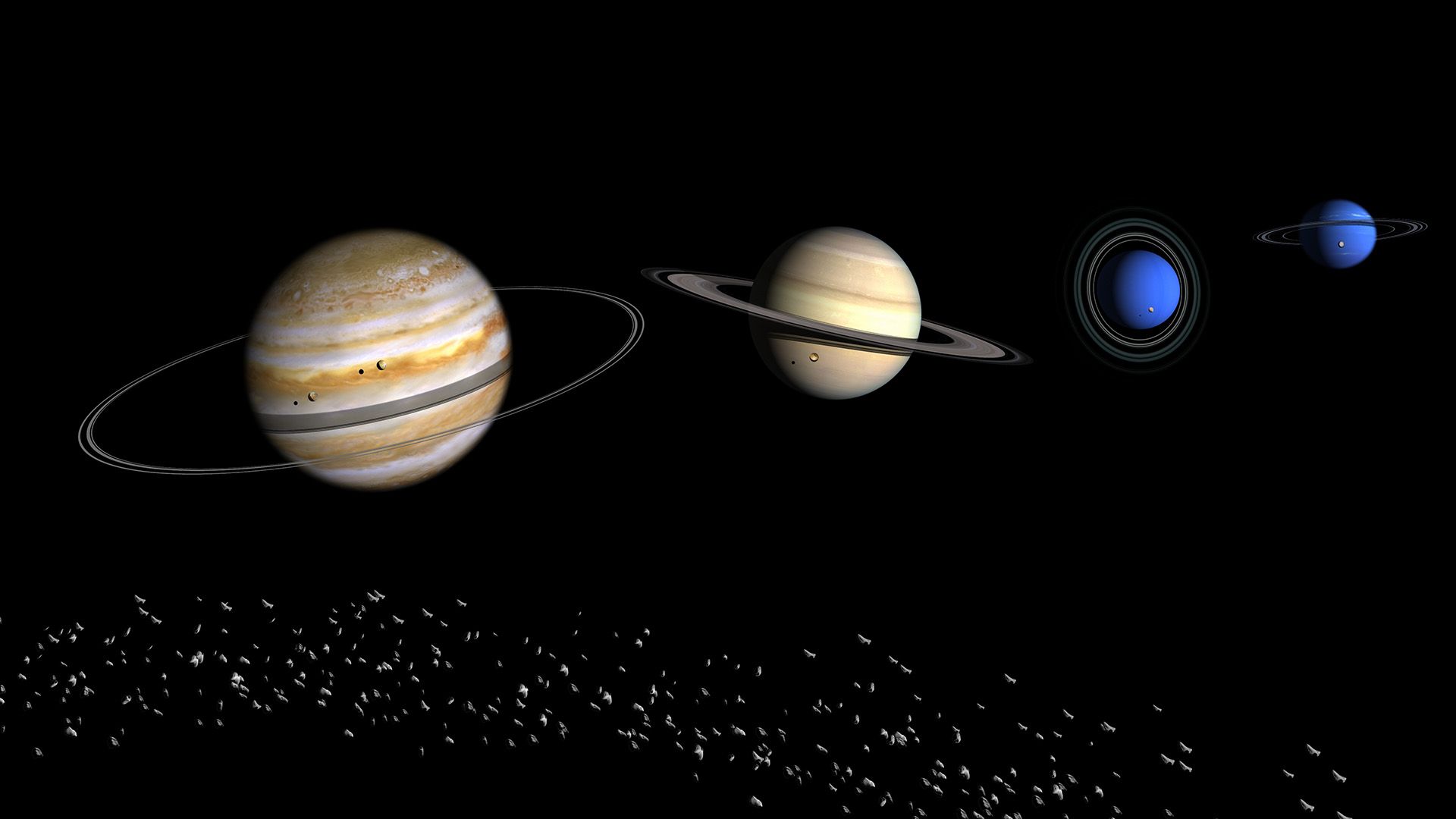 A Nova História do Sistema Solar: Como Dois Gigantes Desapareceram entre os Planetas