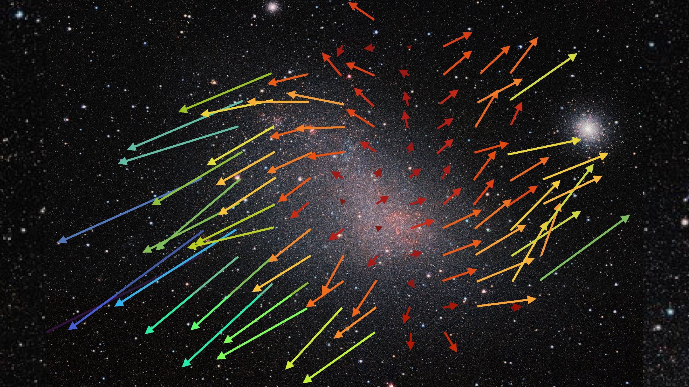 I was really amazed: On the edge of the Milky Way, a dwarf galaxy is being ripped in half by its big sibling