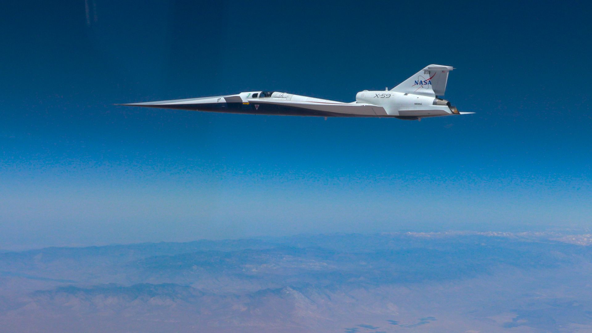 NASA's Experimental X-59 Jet Breaks Sound Barrier for the First Time