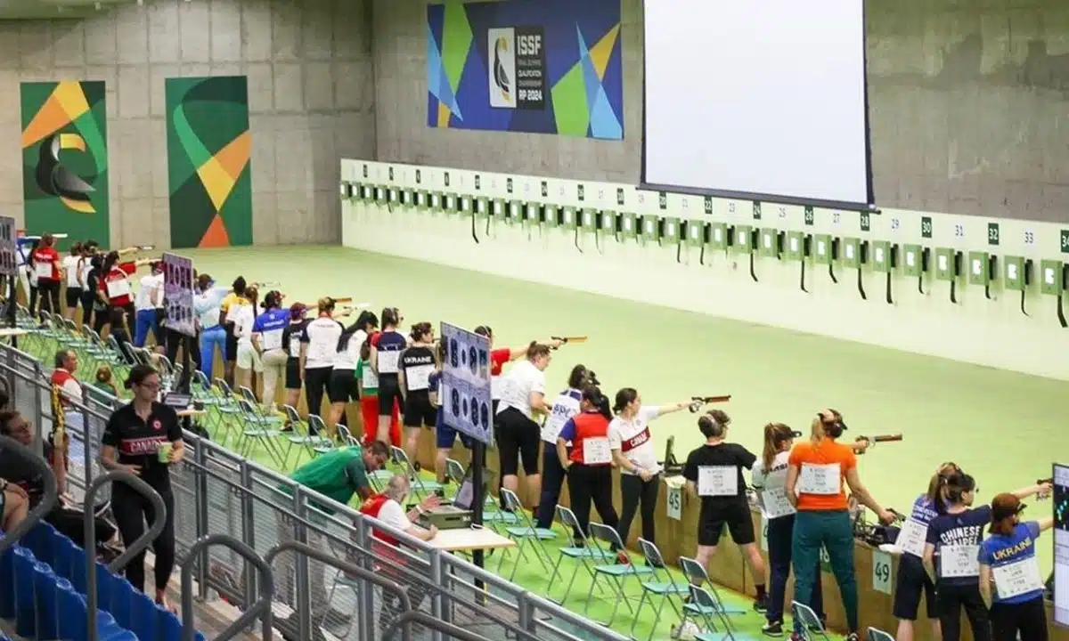 Ana Beatriz da Silva Encerrando Sua Participação no Mundial Júnior de Tiro Esportivo