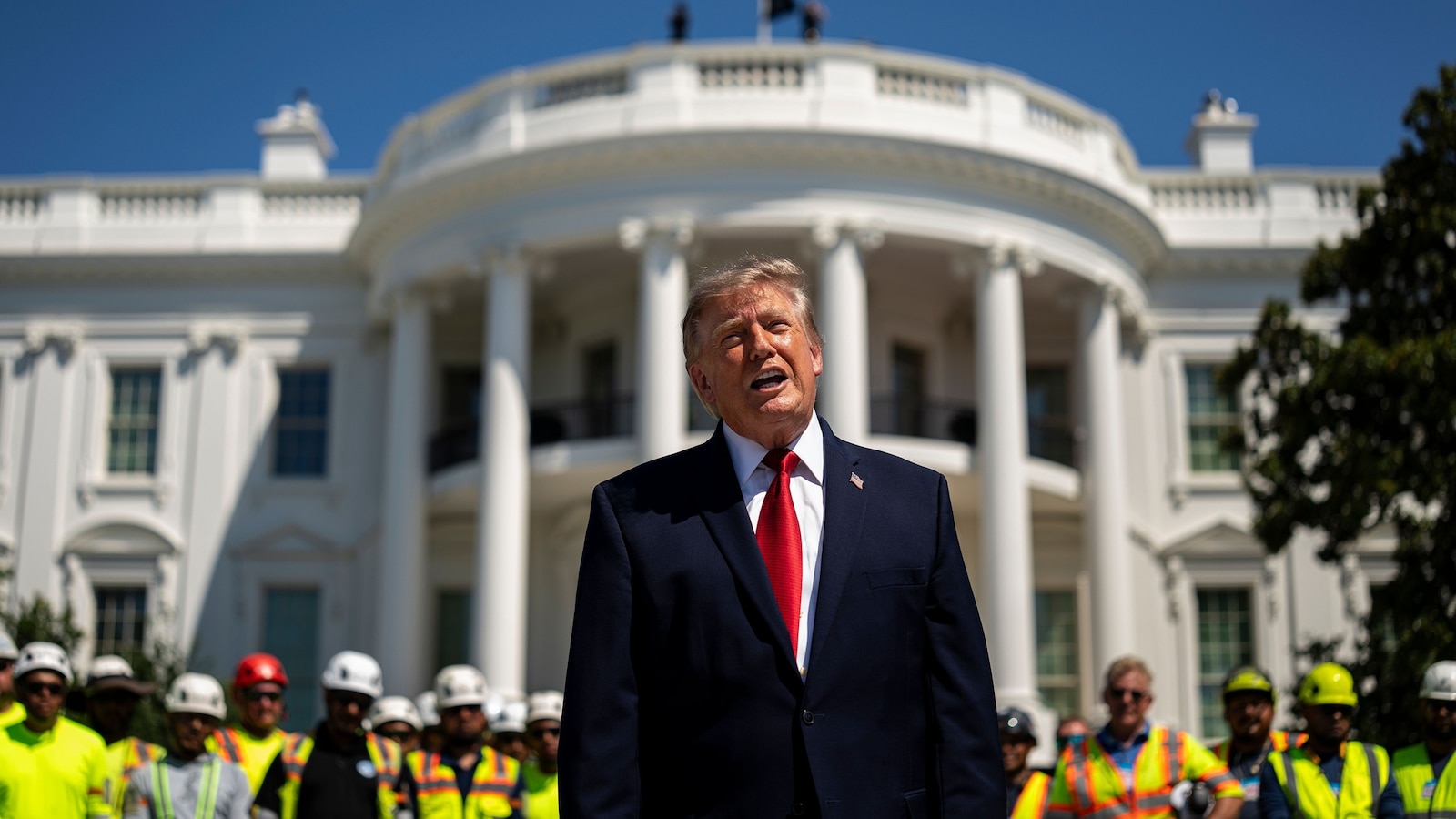 Trump Calls White House Ballroom a 'Military Complex' in Supreme Court Bid to Complete Construction