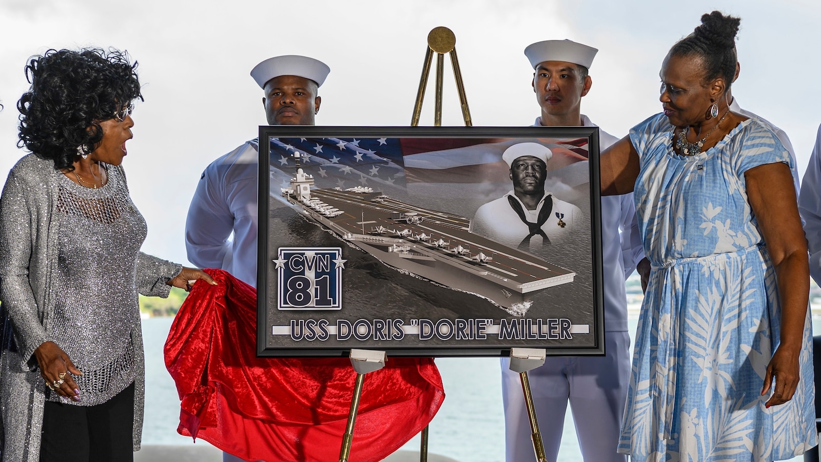 Navy Mulls Removing Black War Hero’s Name from Aircraft Carrier for Trump